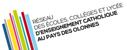 Logo réseau des écoles, collèges et lycées d'enseignement catholique au pays des olonnes