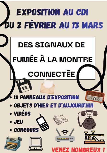 Exposition au CDI - Numérique